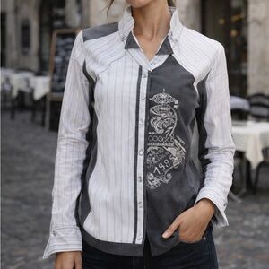 Elisa Cavalletti Daniela Dallavalle Italian Blouse M Cotton Art Print